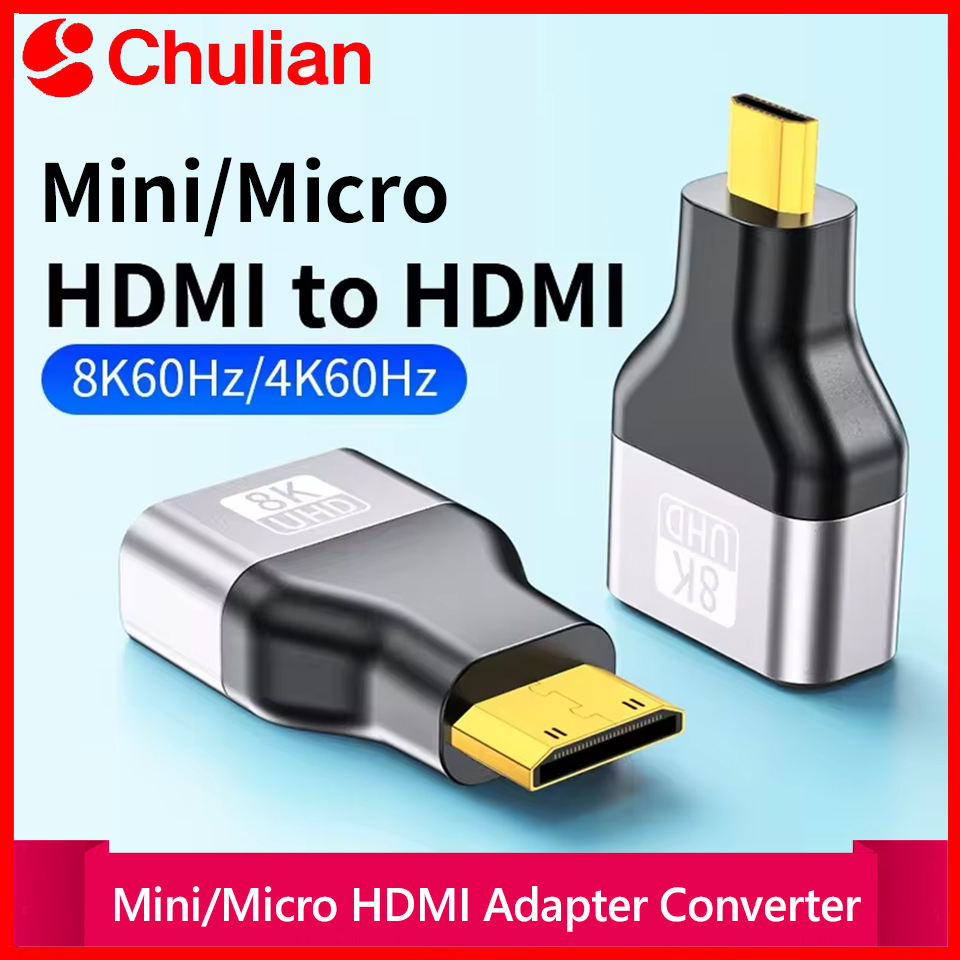 Hdmi Adapter Tablet - 8K@60Hz ミニマイクロ HDMI 互換オス - HDMI