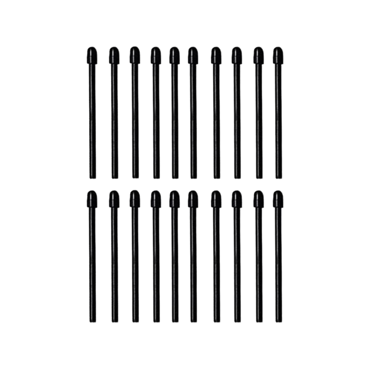 Stylus Replacement Tip - ブラックマーカーペンチップ、素晴らしい2スタイラスペン用のソフトペン、交換用チップ、20パック