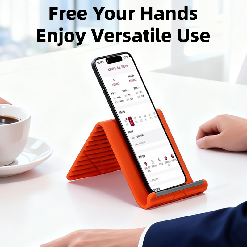 Laptop Tablet Accessories - 柔軟なシリコン製折りたたみ式携帯電話ホルダー、自宅オフィス用、曲げられるポータブルデスクトップマウント、電話、タブレット、ラップトップデスクアクセサリー用
