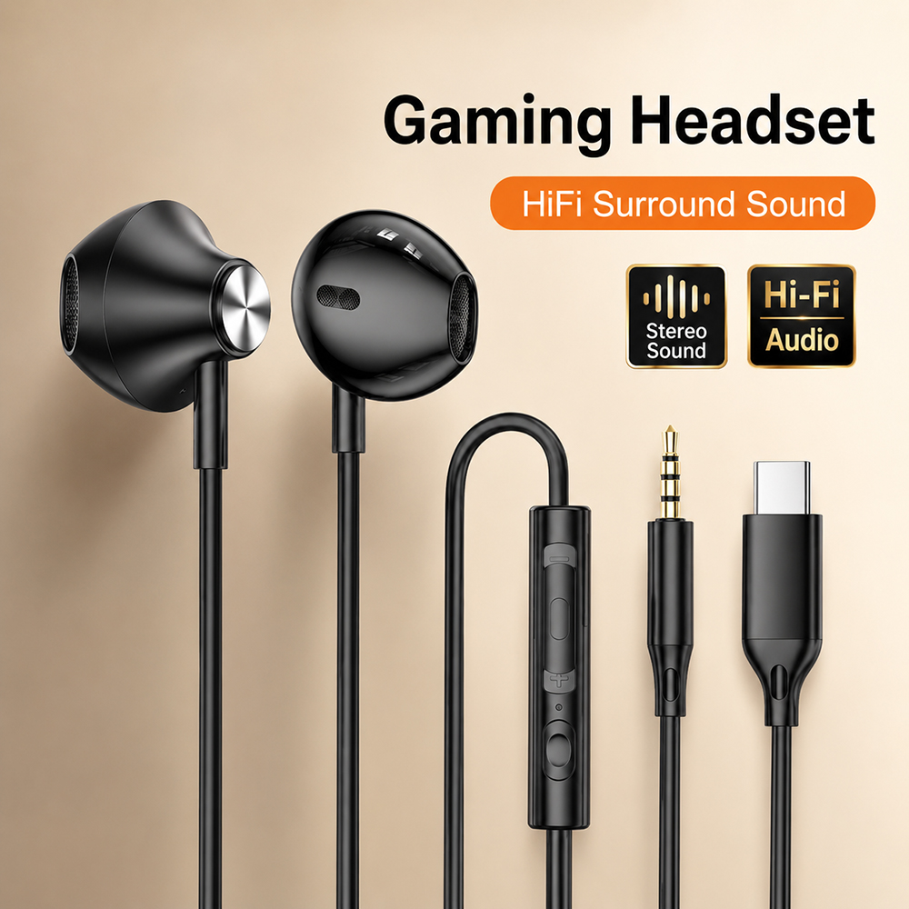 Huawei Tablet Accessories - HiFi サラウンドヘッドフォン低音ステレオサウンド iPhone Xiaomi Huawei タブレットラップトップ
