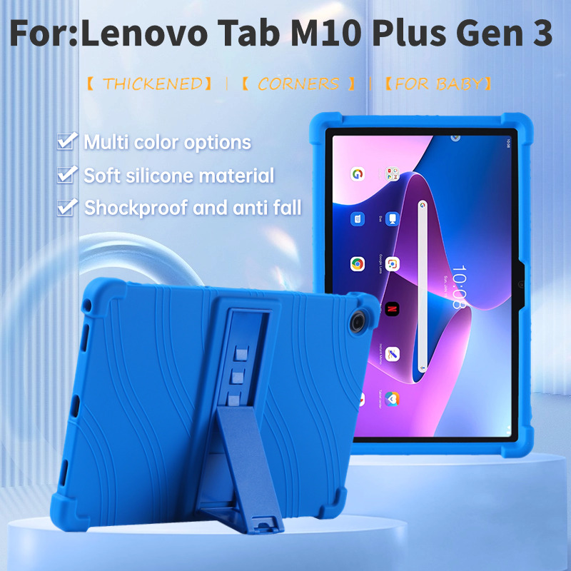 Lenovo Tablet Plus Accessories - シリコンスタンドケース Lenovo Tab M10 Plus Gen