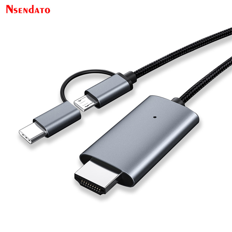 Hdmi Adapter Tablet - Mirascreen LD39 有線1080P HDマイクロUSB Type-C TVスティックアダプター