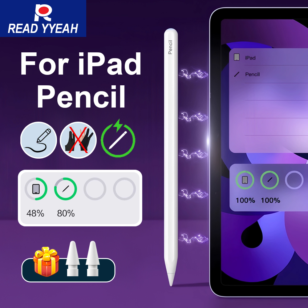 Pen Tablet Accessories - 2025年新型 Apple Pencil 2 ワイヤレス充電対応 パームリジェクション機能付きスタイラスペン
