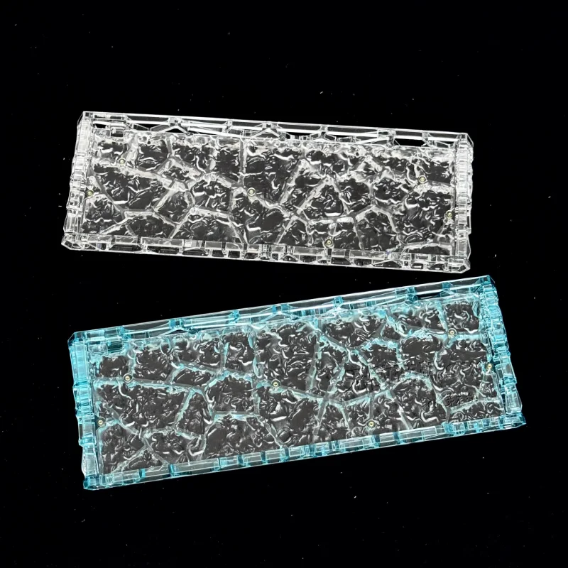Tablet Accessories Gifts - Holy60 ケース半透明キーボードケースカスタマイズされた 3D 樹脂スケルトン化ケースメカニカルキーボード用ゲーマーアクセサリーギフト