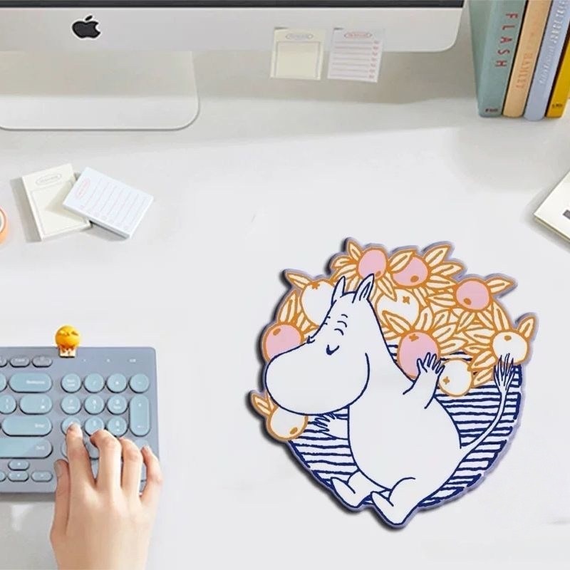 かわいいカバムーミン漫画珪藻泥パーソナリティマウスパッド防水 - Laptop Tablet Accessories のレビューと価格