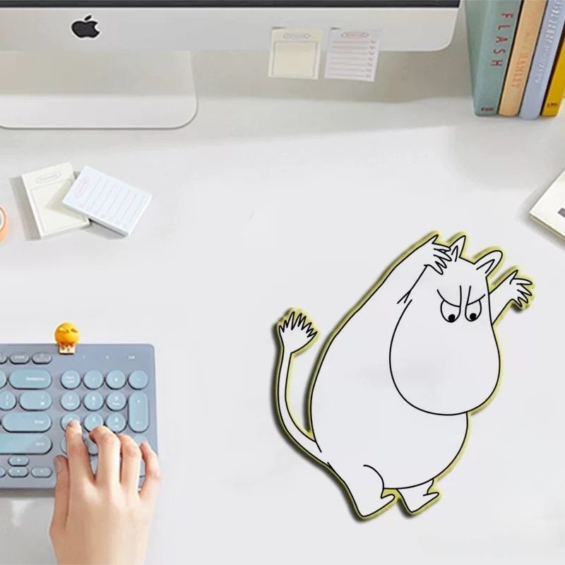 かわいいカバムーミン漫画珪藻泥パーソナリティマウスパッド防水 - Laptop Tablet Accessories のレビューと価格