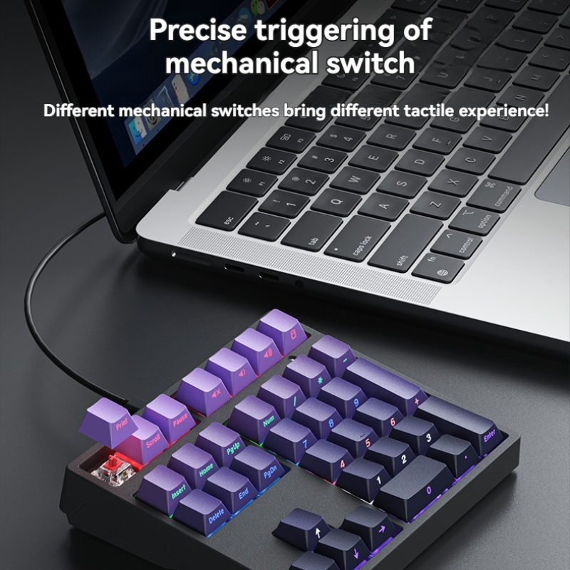 A35 テンキー有線シングルモード 34 キー RGB オフ - Tablet Accessories Gifts のレビューと価格