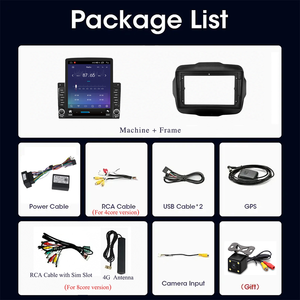 8G+128G Android 14 ジープ・レネゲード 2 - Tablet Danish Mobile & Accessories Faisalabad のレビューと価格