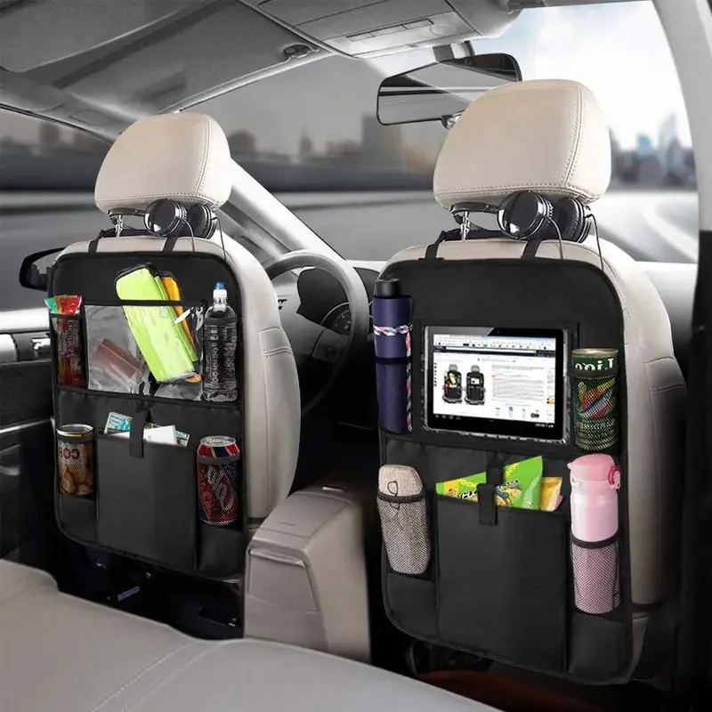 車の後部座席オーガナイザー、タッチスクリーン、タブレットホル - Toddler Tablet Accessories のレビューと価格