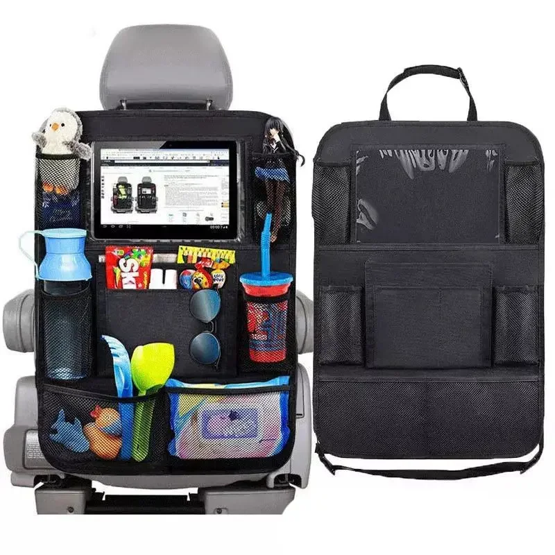 車の後部座席オーガナイザー、タッチスクリーン、タブレットホル - Toddler Tablet Accessories のレビューと価格