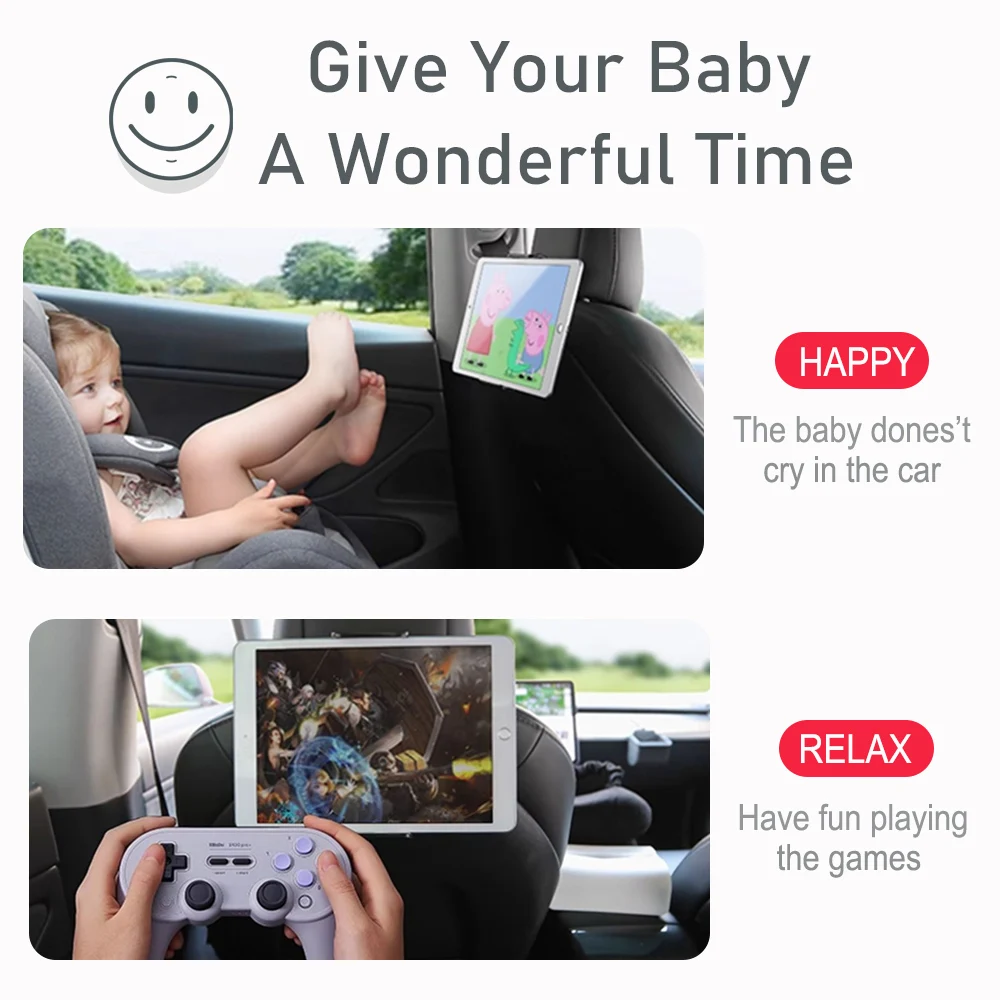 テスラ モデルY モデル3用タブレットホルダー ヘッドレスト - Toddler Tablet Accessories のレビューと価格