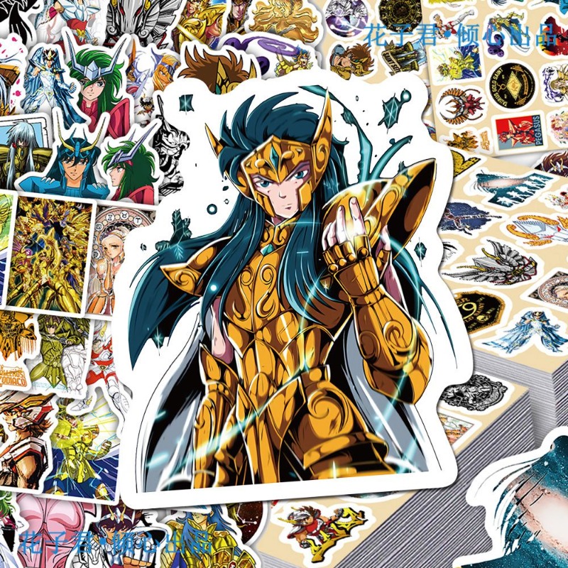 101 個聖闘士星矢アニメステッカー漫画キャラクター DIY - Laptop Tablet Accessories のレビューと価格
