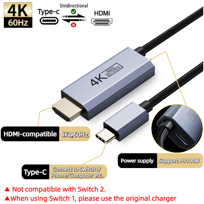 Nintendo Switch1用スイッチドック USB C - Hdmi Adapter Tablet のレビューと価格