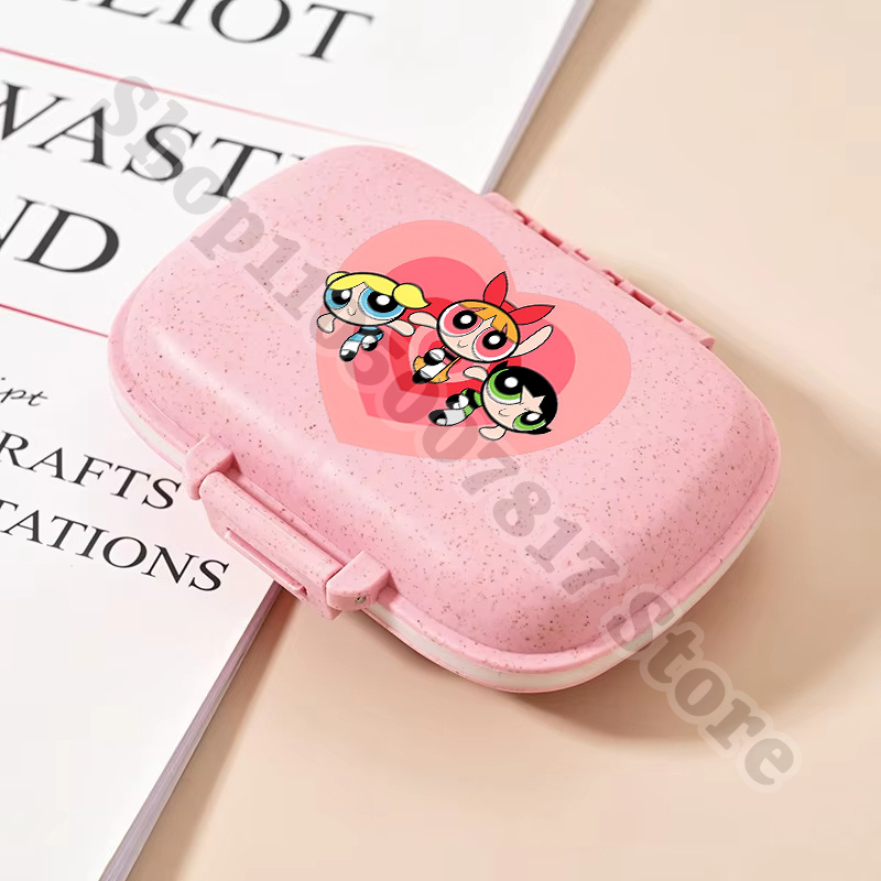 かわいいパワーパフガールズのかわいいピル収納ボックス、コンパ - Tablet Accessories Gifts のレビューと価格