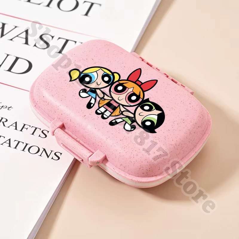 かわいいパワーパフガールズのかわいいピル収納ボックス、コンパ - Tablet Accessories Gifts のレビューと価格
