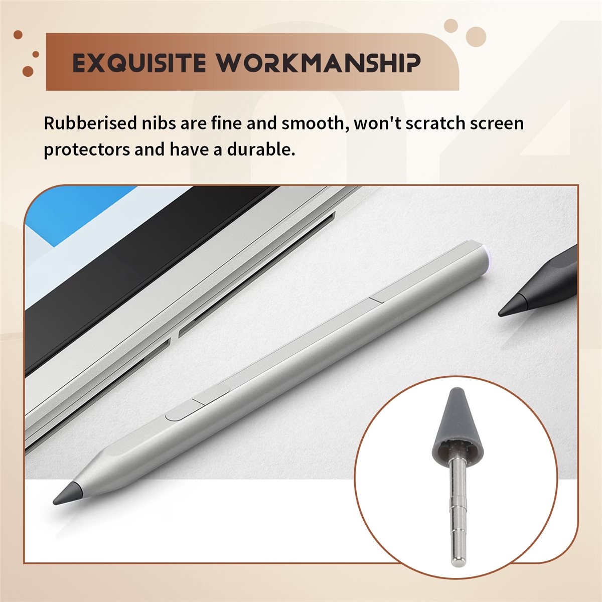 アクティブフェーズスタイラスペン先交換用 HP 充電式 MP - Stylus Replacement Tip のレビューと価格