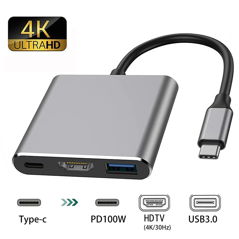 USB-C to HDMI対応 3in1ケーブルコンバーター - Hdmi Adapter Tablet のレビューと価格