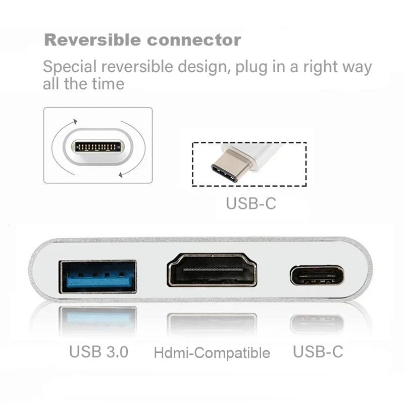 USB-C to HDMI対応 3in1ケーブルコンバーター - Hdmi Adapter Tablet のレビューと価格