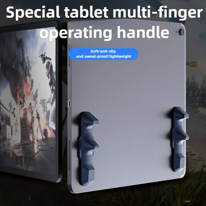 2 個メモ新しいゲームアクセサリータブレットハンドルシリコン - Android Tablet Gaming Accessories のレビューと価格