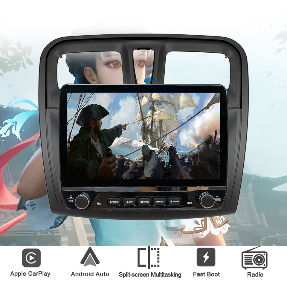 Android 14搭載のカーステレオマルチメディアPCタブ - Tablet Danish Mobile & Accessories Faisalabad のレビューと価格