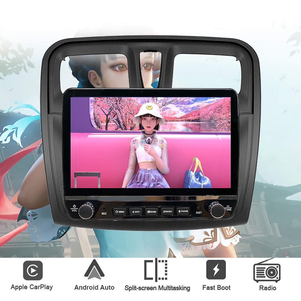 Android 14搭載のカーステレオマルチメディアPCタブ - Tablet Danish Mobile & Accessories Faisalabad のレビューと価格