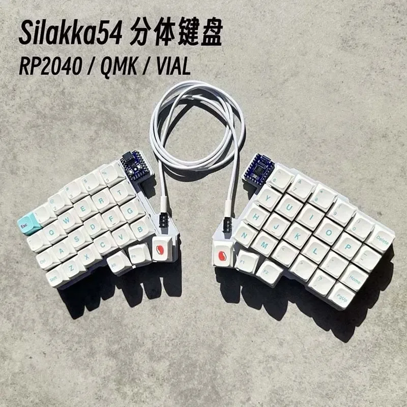 Silakka54 分割キーボード有線人間工学ホットスワップ - Tablet Accessories Gifts のレビューと価格