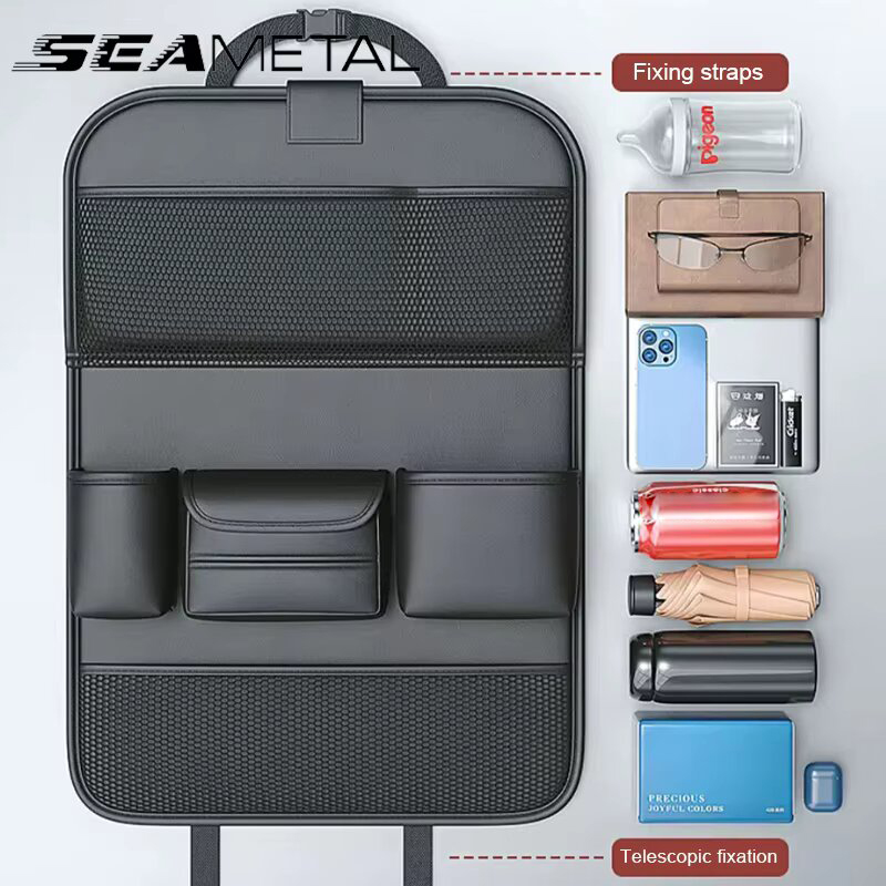 SEAMETAL カーシートバックオーガナイザー自動後部座席 - Toddler Tablet Accessories のレビューと価格