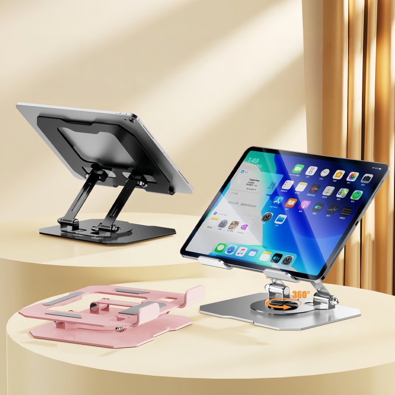 オールメタル折りたたみ式360度回転 °   タブレットと携 - Huawei Tablet Accessories のレビューと価格