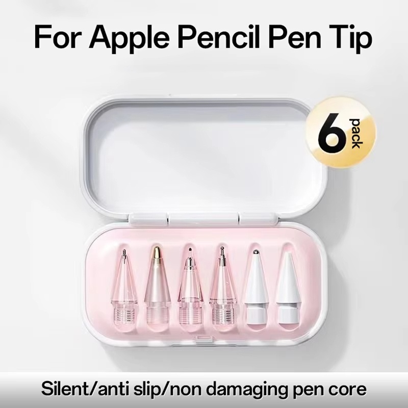 4/6 個の交換用鉛筆チップ Apple Pencil 第  - Stylus Replacement Tip のレビューと価格