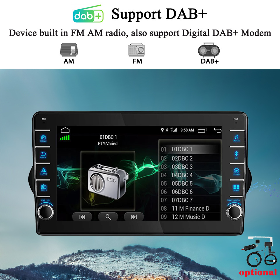 8G 128G Android 14 Carplay対応カー - Tablet Danish Mobile & Accessories Faisalabad のレビューと価格