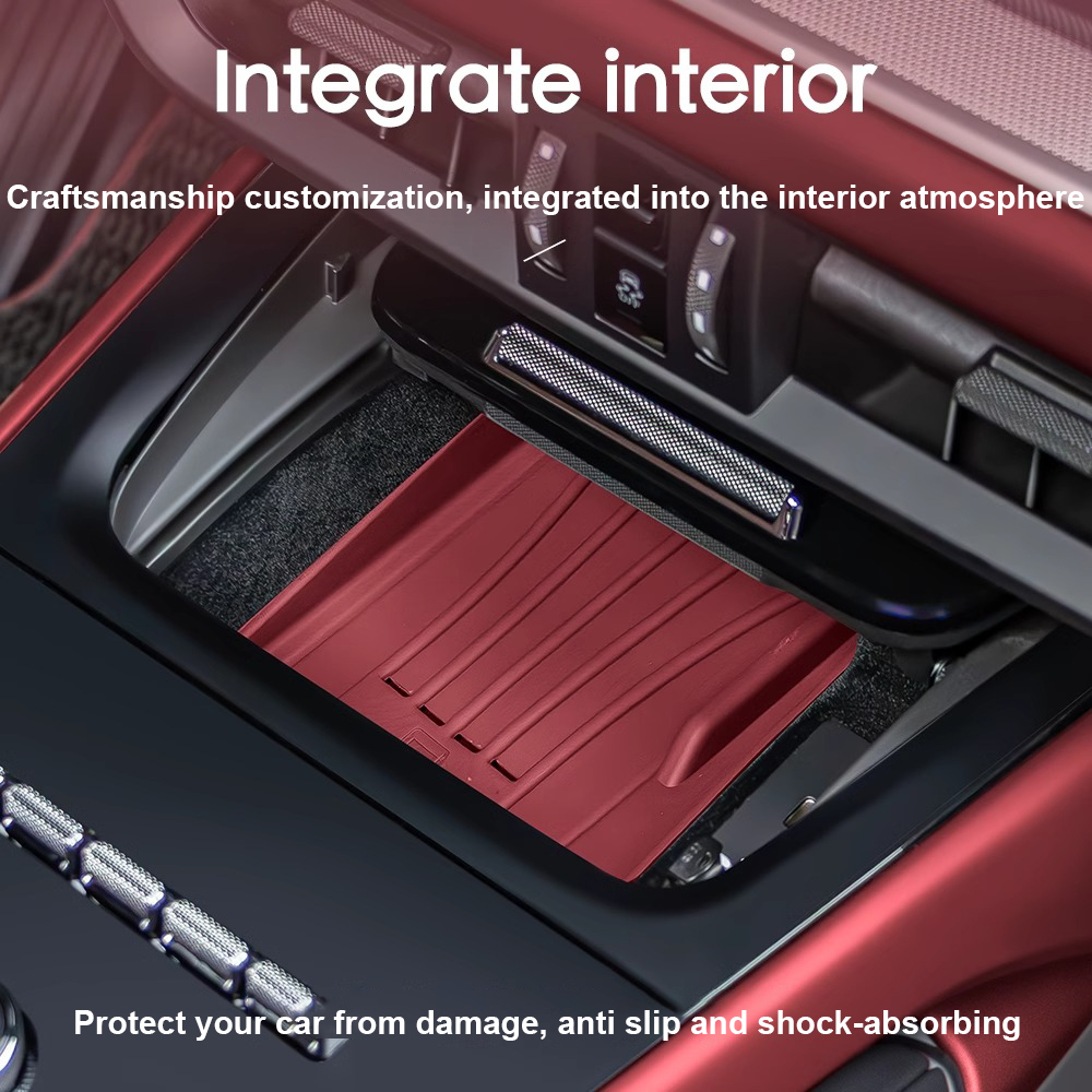 ポルシェ カイエン 2018-2025 シリコン製 車用カッ - Wireless Charging Pad のレビューと価格