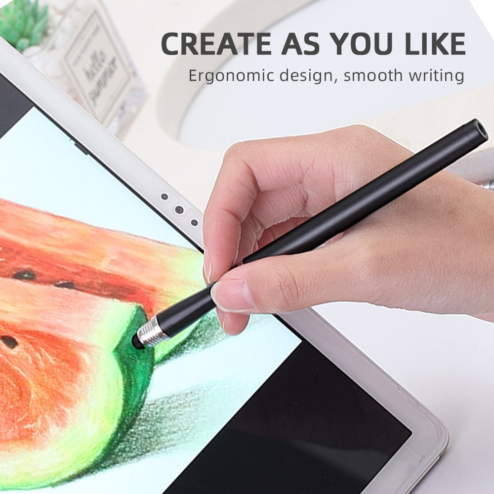 2in1 スタイラスペンユニバーサル描画タブレット容量性スク - Pen Tablet Accessories のレビューと価格