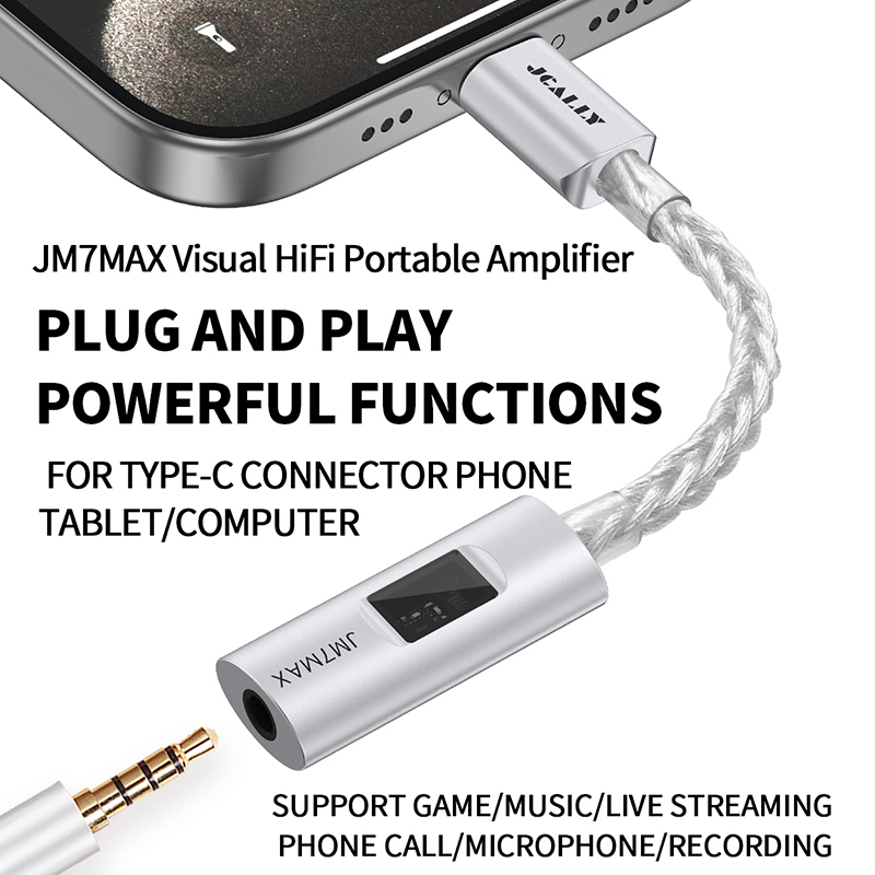 JCALLY JM7MAX Type-C ポータブル DAC - Android Tablet Gaming Accessories のレビューと価格