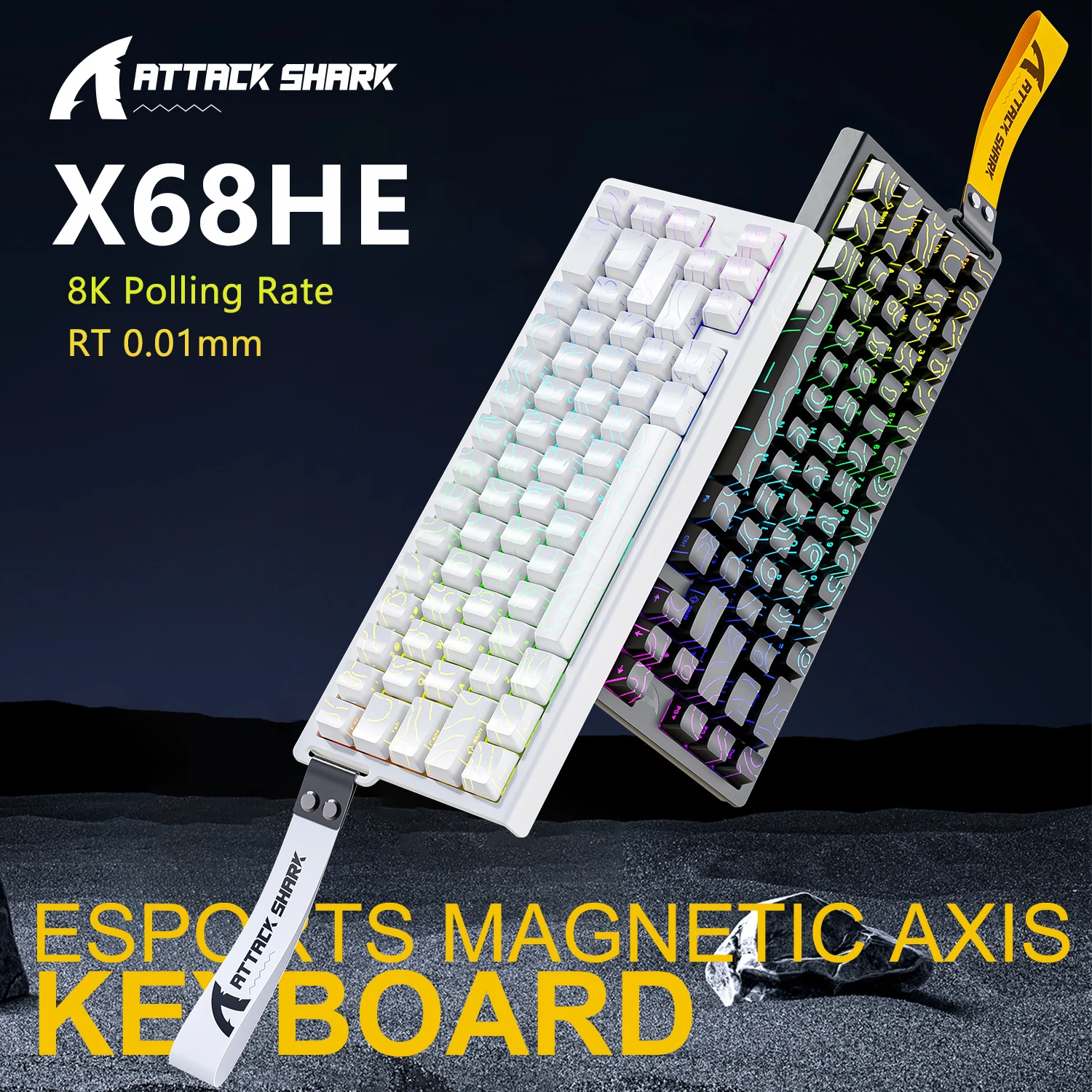 ATTACK SHARK X68HE 磁気メカニカルキーボー - Tablet Accessories Gifts のレビューと価格
