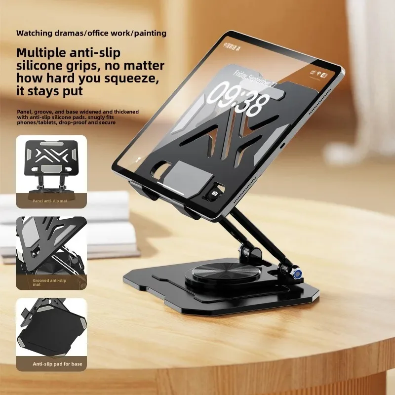 360 °   iPad用回転タブレットスタンド、調整可能折 - Huawei Tablet Accessories のレビューと価格
